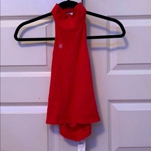 red halter top from pacsun